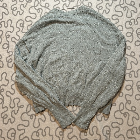 Free People Find My Friend Cardi Baby Blue - Picture 3 of 7